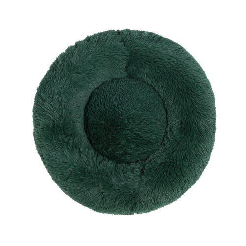 Eden Green Donut Faux Fur Pet Bed