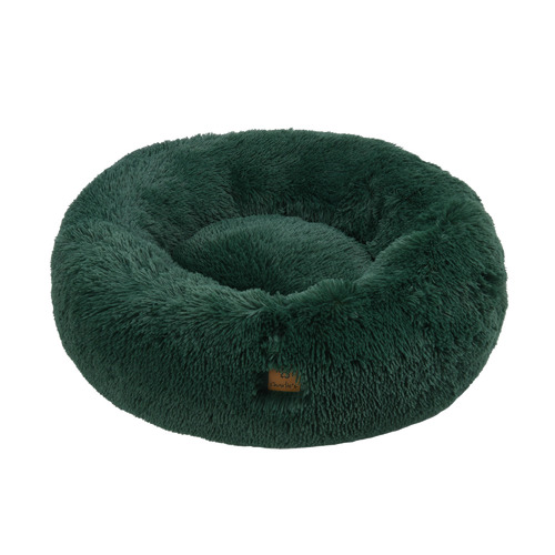 Eden Green Donut Faux Fur Pet Bed