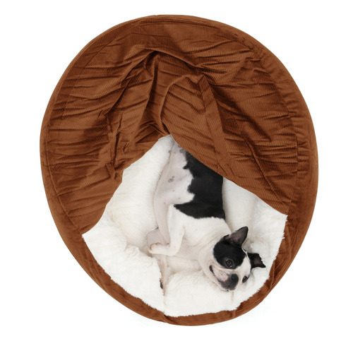 Snookie-Hooded-Corduroy-Dog-Bed-50005