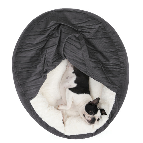 Snookie-Hooded-Corduroy-Dog-Bed-50005