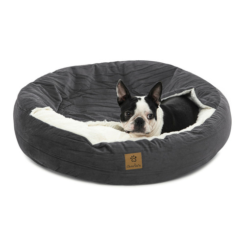 Snookie-Hooded-Corduroy-Dog-Bed-50005