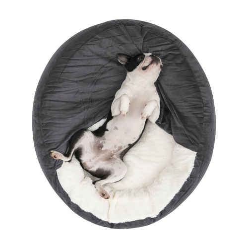 Snookie-Hooded-Corduroy-Dog-Bed-50005