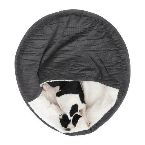 Snookie-Hooded-Corduroy-Dog-Bed-50005