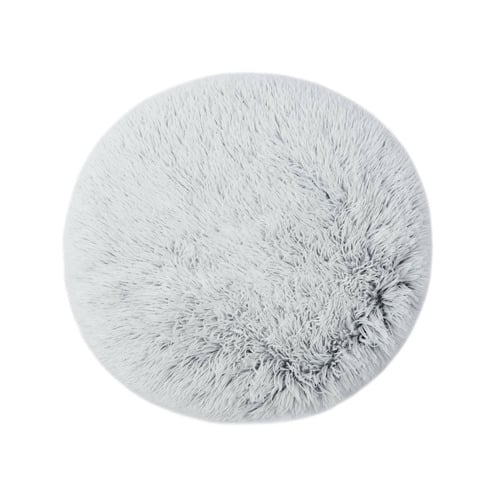 Shaggy-Faux-Fur-Round-Pet-Mat