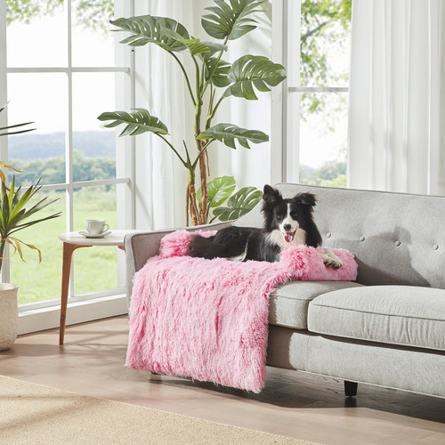 Shaggy-Faux-Fur-Bolster-Sofa-Protector-and-Dog-Bed