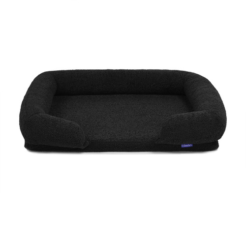 Boucle-and-Memory-Foam-Dog-Sofa-Bed