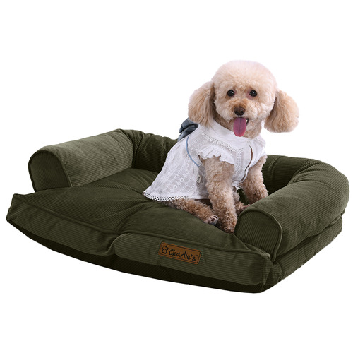 Corduroy-Dog-Sofa-Bed