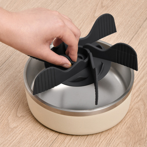 Balto Stainless Steel Dog Bowl with Slow Feeder Insert