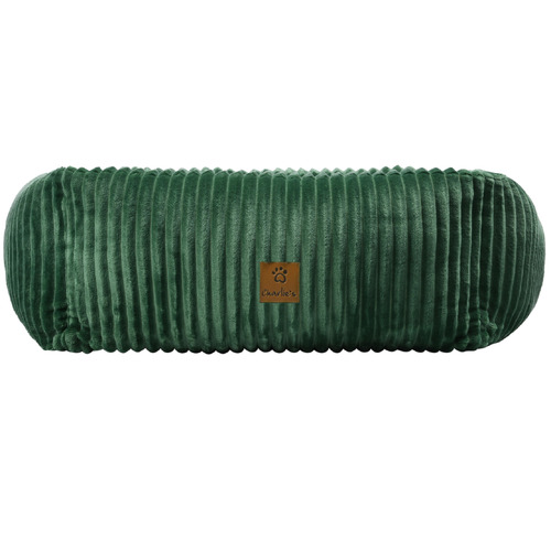 Eden Green Ascher Plush Corduroy Pet Bed
