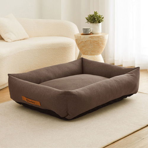 Brody Linen-Look Dog Bed