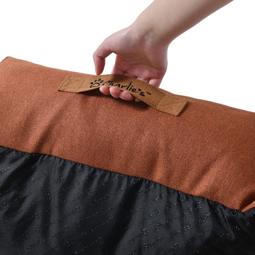 Brody Linen-Look Dog Bed