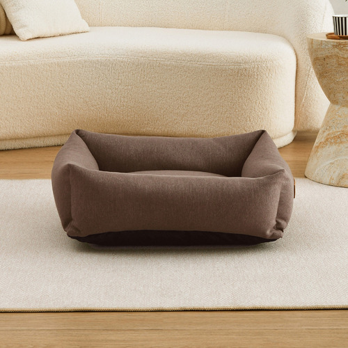 Brody Linen-Look Dog Bed
