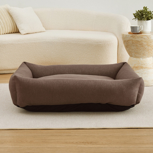 Brody Linen-Look Dog Bed