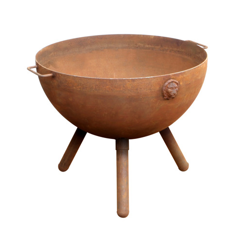 CollectiveSol Rust Cauldron Tripod Fire Pit Temple & ster