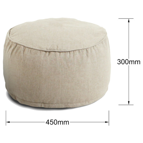 CollectiveSol Luxury Round Ottoman Cover & Reviews Temple & ster