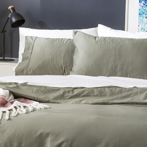 Jade 500TC Natural Bamboo & Cotton Quilt Cover Set