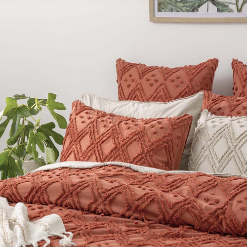 Medallion Vintage Tufted Cotton European Pillowcase