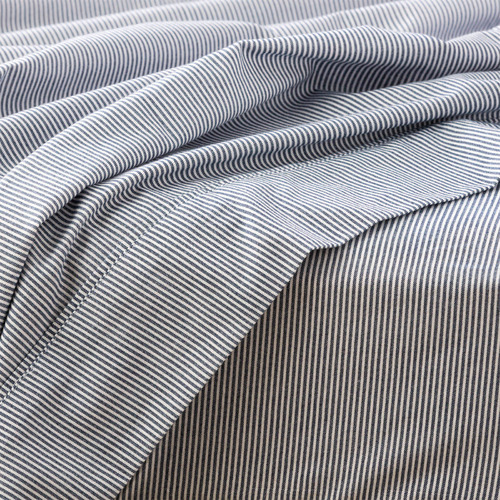 ParkAvenue Striped Egyptian Cotton Flannelette Sheet Set | Temple & Webster