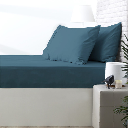 Chiswick Living 500TC Cotton Fitted Sheet Set Temple & ster