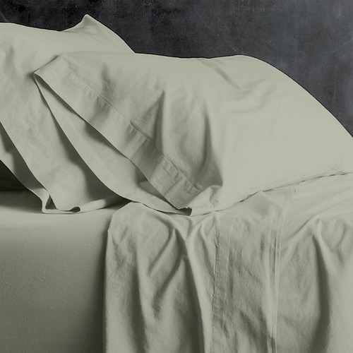 Cotton Percale Double Sheet Set