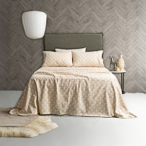 Ginko Egyptian Cotton Flannelette Sheet Set