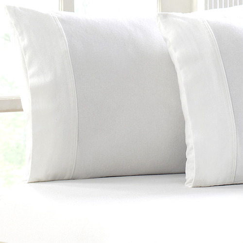 Egyptian Cotton Flannelette Fitted Sheet & Pillowcase Set