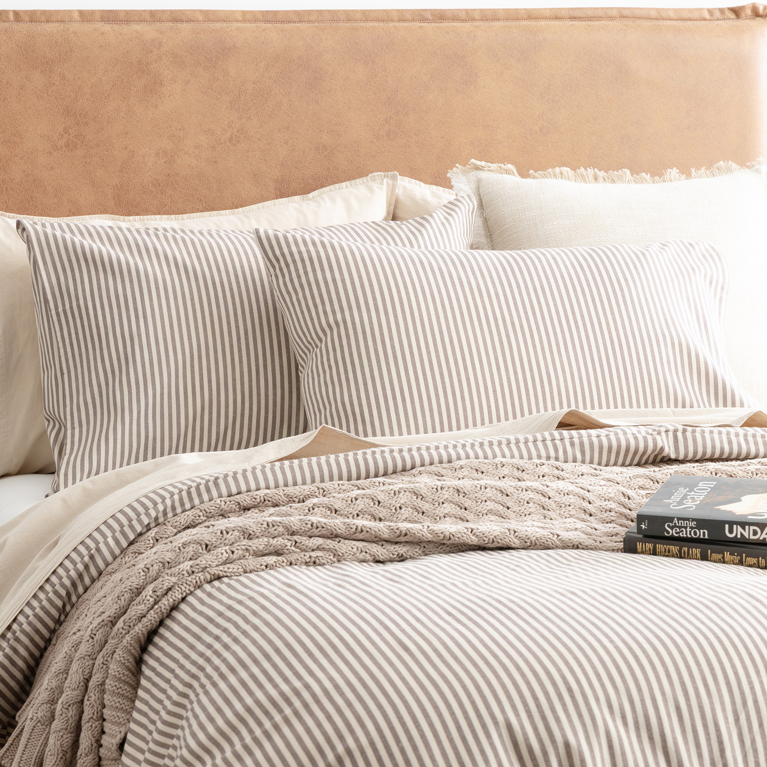 Pelion Egyptian Cotton Flannelette Quilt Cover Set