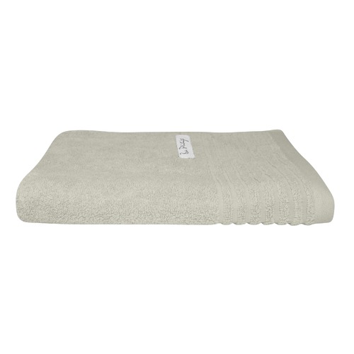 BasPhillips Oatmeal Hayman Zero Twist Cotton Bathroom Towels Temple