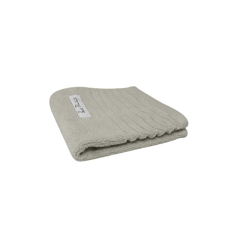 BasPhillips Oatmeal Hayman Zero Twist Cotton Bathroom Towels Temple