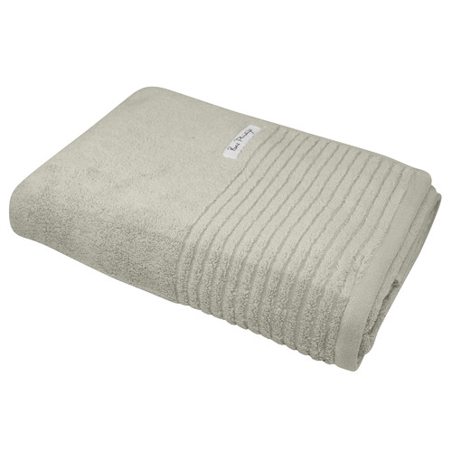 BasPhillips Oatmeal Hayman Zero Twist Cotton Bathroom Towels Temple