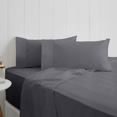 Charcoal Breathe Cotton Sheet Set