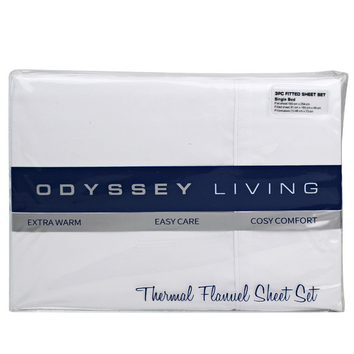 Plain Thermal Flannel Sheet Set