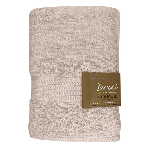 OdysseyLiving Bondi Zero Twist Cotton Bath Towel | Temple & Webster