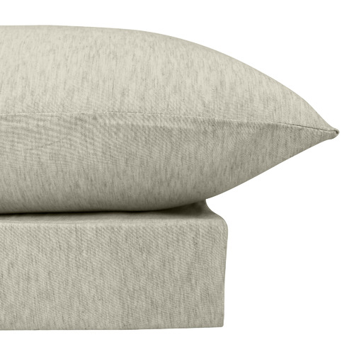 Oatmeal Marle CottonBlend Quilt Cover Set Temple & ster