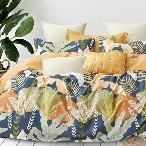 Manly Cotton Queen Quilt Cover Set Temple & ster