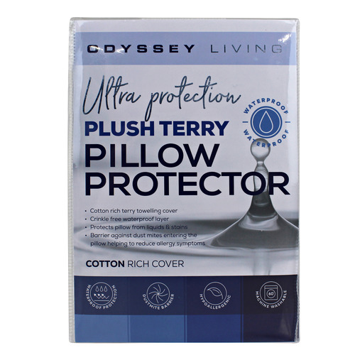 Cotton-Blend Standard Pillow Protector