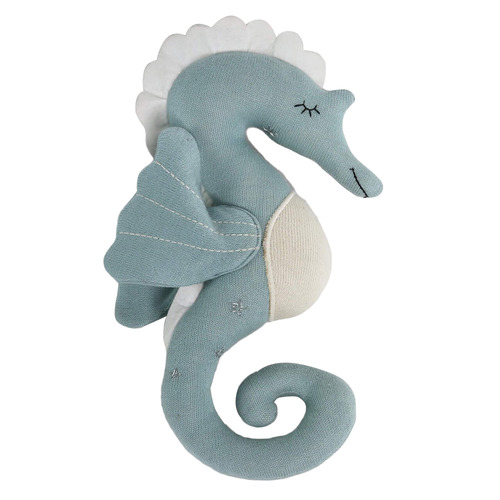 Nala Blue Seahorse Novelty Cushion | Temple & Webster