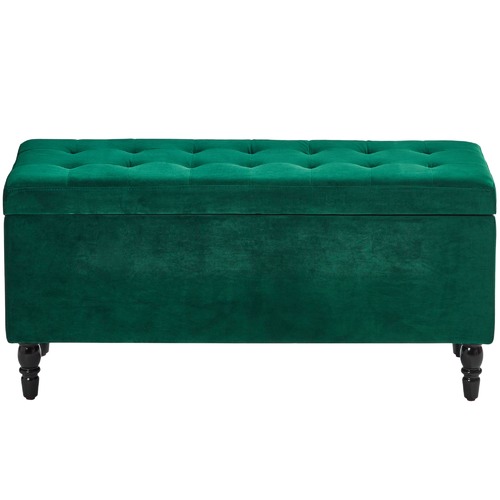 Velvet Luxe Bed Bench Ottoman