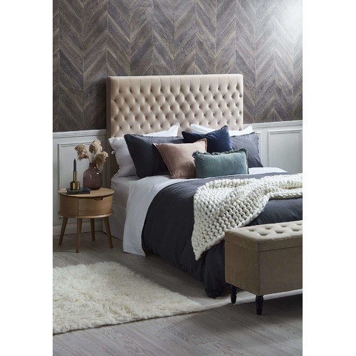 Queen Velvet Luxe Bedhead Temple & Webster