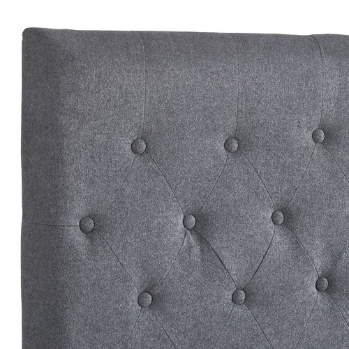 Mid Grey Paddington Upholstered Bedhead