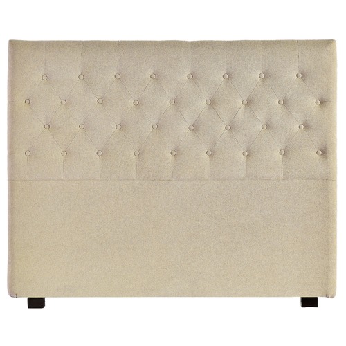 French Beige Paddington Upholstered Bedhead