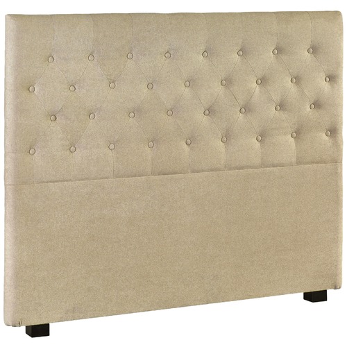 French Beige Paddington Upholstered Bedhead