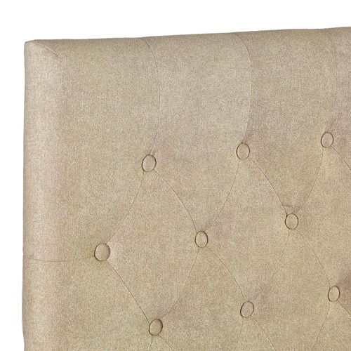 French Beige Paddington Upholstered Bedhead