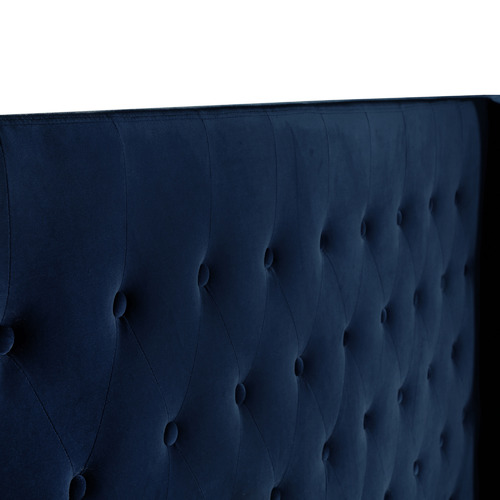 Stamford Winged Chesterfield Velvet King Bedhead
