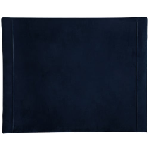 Navy Monaco Winged Velvet Bedhead