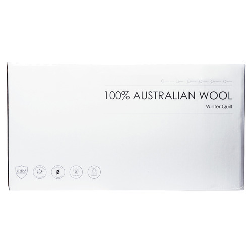 Radisson Home Australian Wool Winter Quilt Temple & Webster
