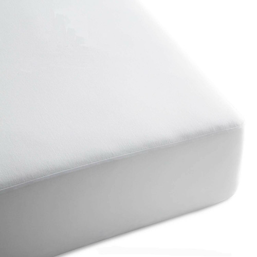 White Waterproof Cotton Mattress Protector