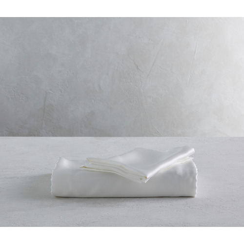 White Hypnos Mulberry Silk Quilt Cover Set