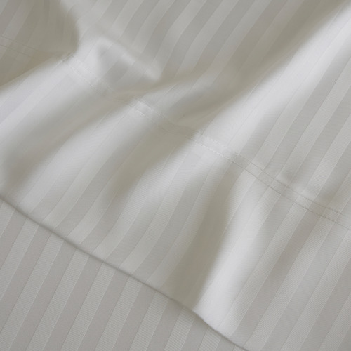 White Stripe Aetius Bamboo Sheet Set