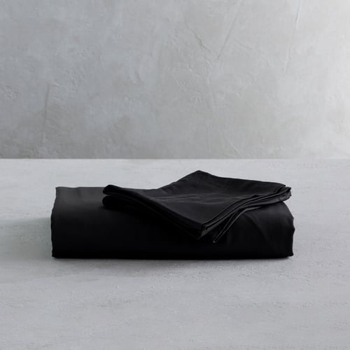 Black Aetius Bamboo Quilt Cover Set